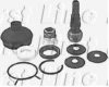 FIRST LINE FTR4047 Repair Kit, tie rod ball studs